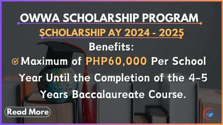 Education For Development Scholarship Program EDSP 2024 Apply Now   OWWA Scholarship Program 2024 2025 1 768x432 